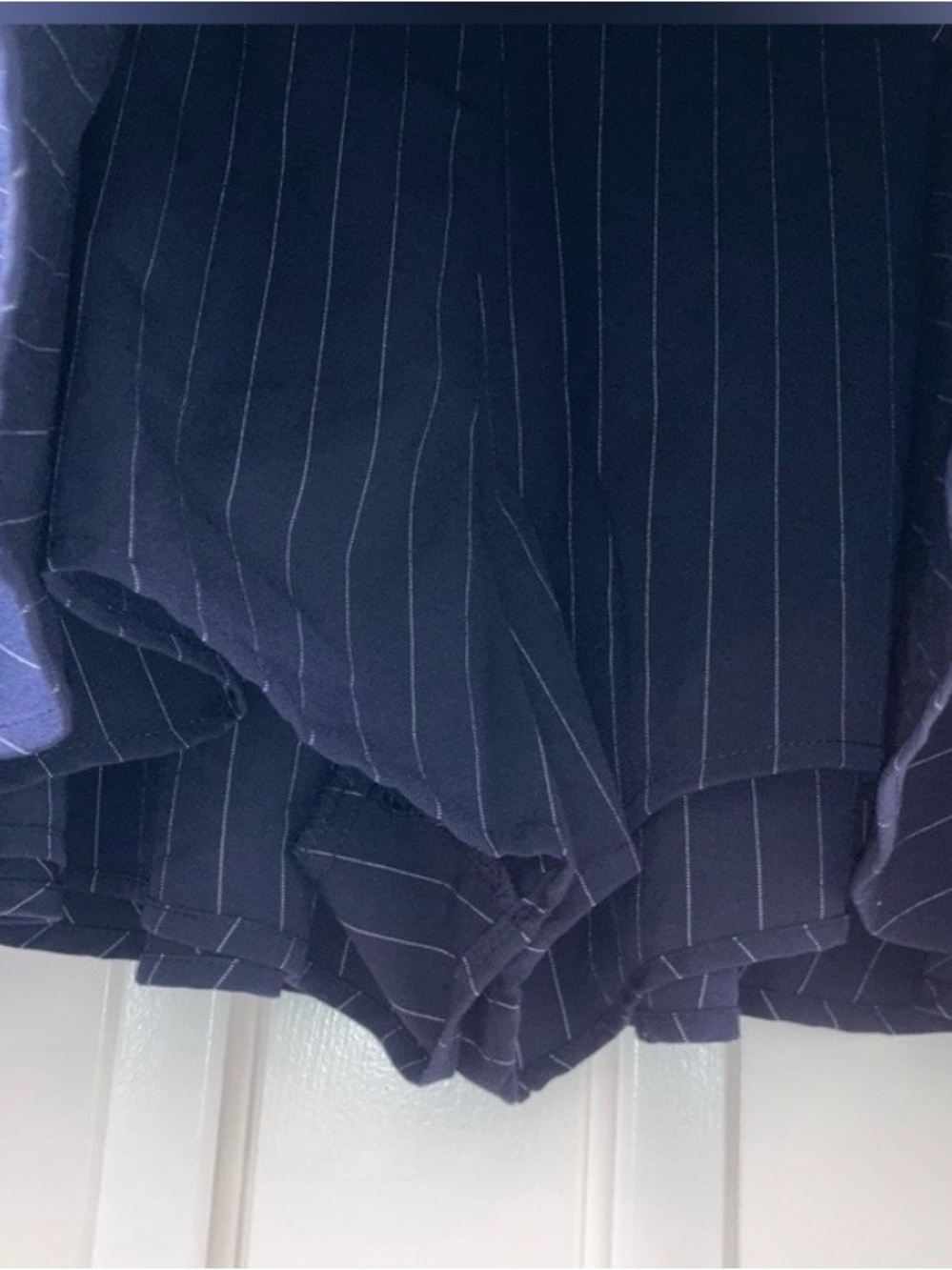 Womens Wild Fable Pinstripe Skort zipper on side Size 1X new - Picture 2 of 3